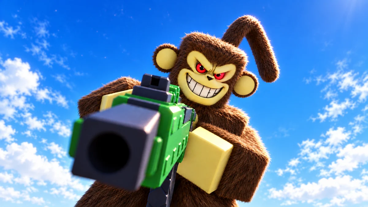 Official Survive a Million Monkeys artwork